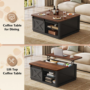 Lift Top Coffee Table with Storage