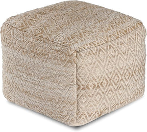 Handmade Pouf Ottoman Foot Rest
