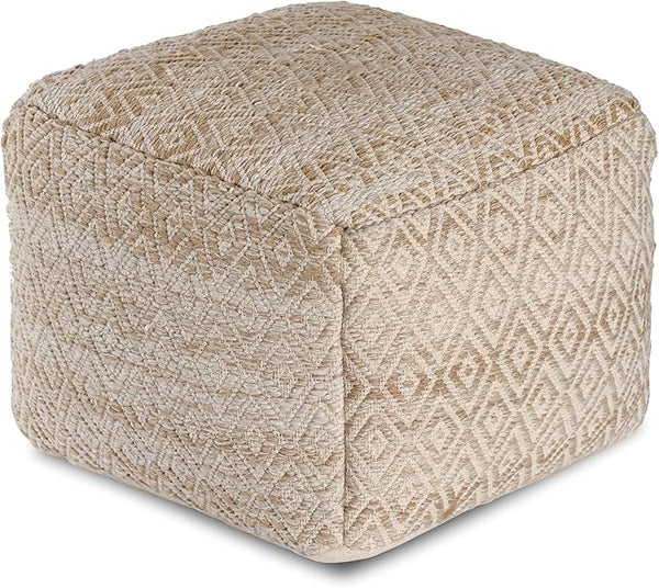 Handmade Pouf Ottoman Foot Rest