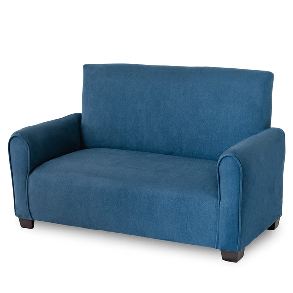 Customized Toddler Upholstered Sofa with Ottoman and Pillows