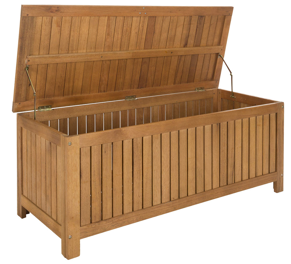 Outdoor Cushion Storage Deck Box with Bench Seat