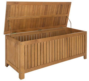 Outdoor Cushion Storage Deck Box with Bench Seat