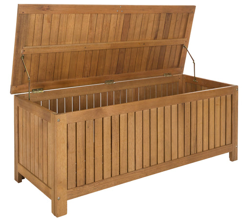 Outdoor Cushion Storage Deck Box with Bench Seat