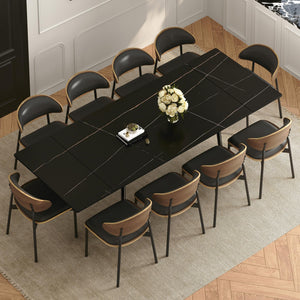 Extendable Sintered Stone Dining Table for 6–10 Seats