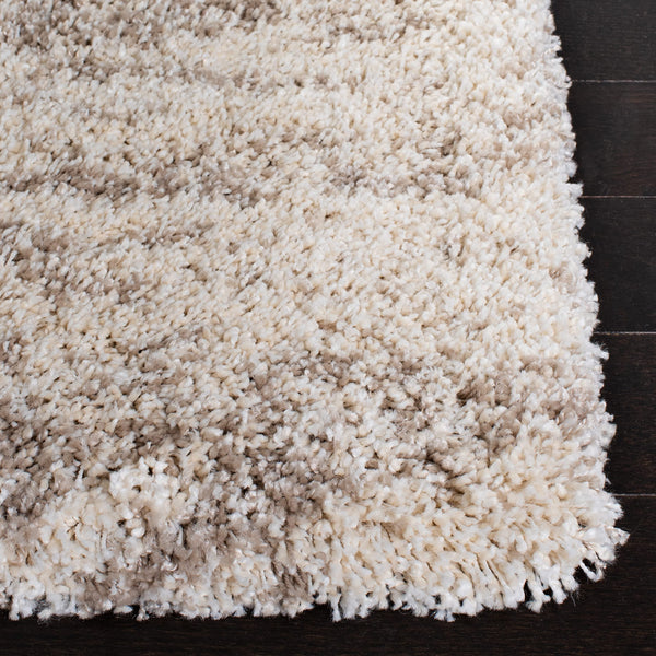 Shag Area Rug 5'3" x 7'6" – Moroccan Tile, Non-Shedding, 2-Inch Pile