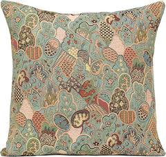 Cotton Jacquard Woven Throw Pillow Cover 19x19