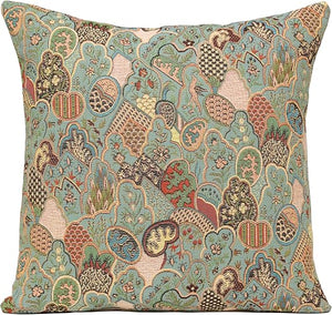 Cotton Jacquard Woven Throw Pillow Cover 19x19