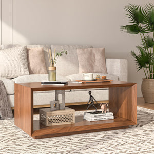 Mid-Century Modern Rectangle Coffee Table