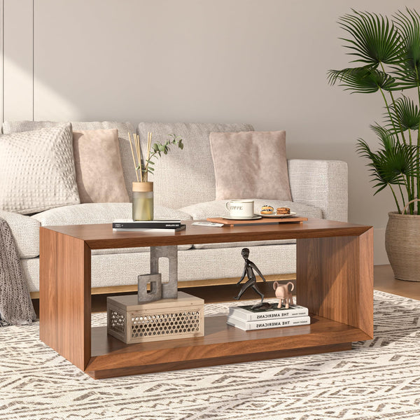 Mid-Century Modern Rectangle Coffee Table