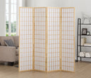 4-Panel Oriental Shoji Screen Room Divider