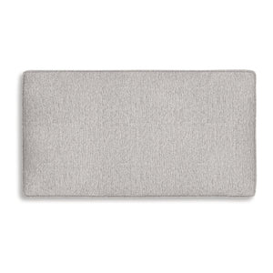 Farmhouse Upholstered Ottoman with Turned Legs