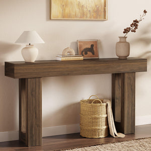 63-Inch Fluted Console Table