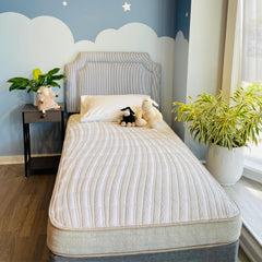 6" Kids Mattress – Organic Cotton, Wool & Latex with Pocketed Coils, Bed in a Box