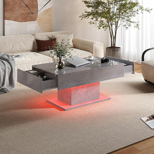 LED Coffee Table with 16-Color Lights
