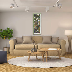 Floral Garden Woven Tapestry Wall Hanging