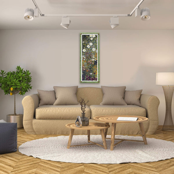 Floral Garden Woven Tapestry Wall Hanging