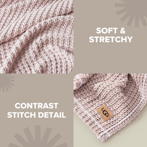 Cotton Waffle Knit Throw Blanket 50x70 Inch