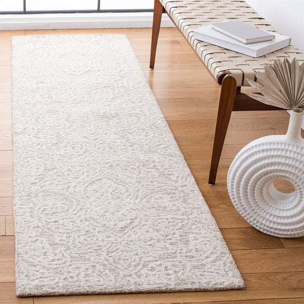 Hand-Tufted Wool Runner Rug 2'3" x 10' – Floral Area Rug for Hallway & Entryway