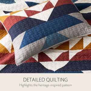 Cotton Quilt Bedding Set with Shams