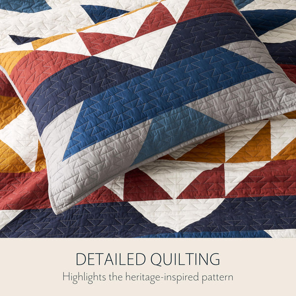 Cotton Quilt Bedding Set with Shams