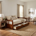 Twin to King Extendable Daybed with Trundle & Storage Drawers