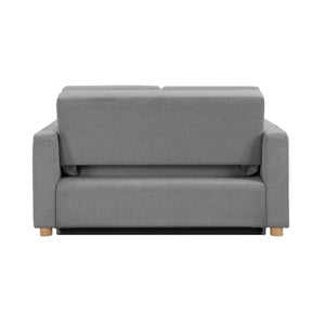 Convertible Sleeper Loveseat – Boucle Fabric, Pocket Coil Support