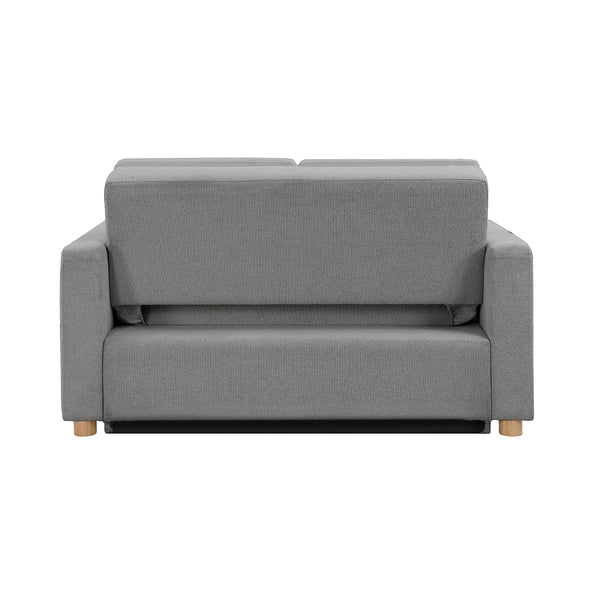 Convertible Sleeper Loveseat – Boucle Fabric, Pocket Coil Support