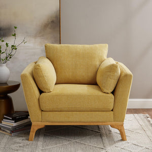 Oversized Accent Chair with Thick Cushion