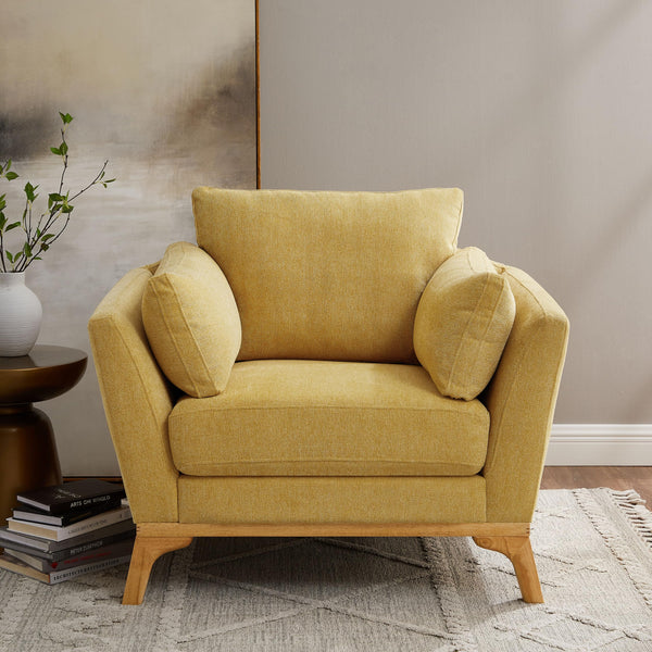 Oversized Accent Chair with Thick Cushion