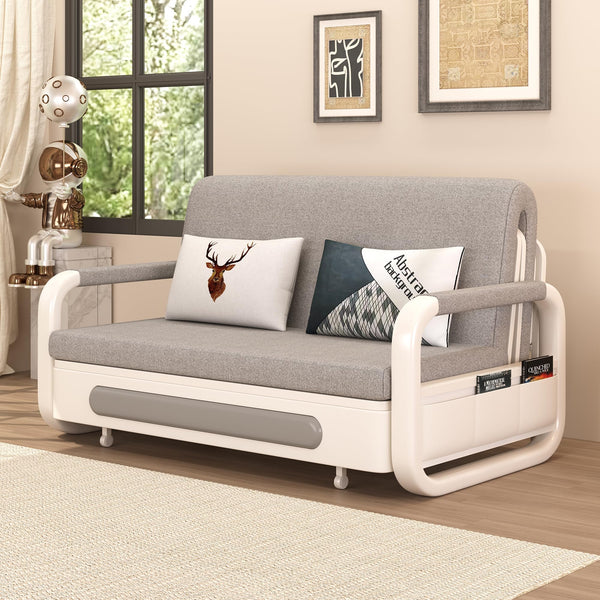 Pull-Out Sofa Daybed with Storage & Trundle