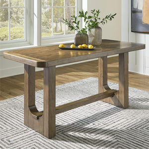 Counter Height Dining Table – Dark Brown