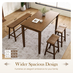 Counter Height Dining Table Set for 4