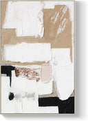 Abstract Face Framed Canvas Wall Art 45x30