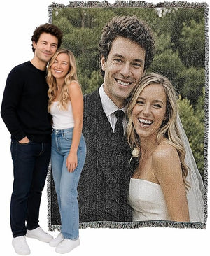 Woven Photo Blanket – Custom Picture Throw