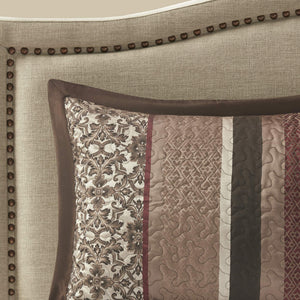 5-Piece Reversible Quilted Bedspread Set – Oversized King & Queen