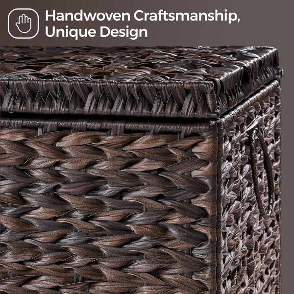 Woven Storage Basket with Lid