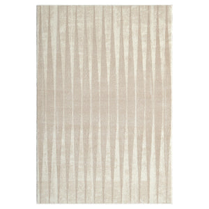 Washable Area Rug – Geometric Cream