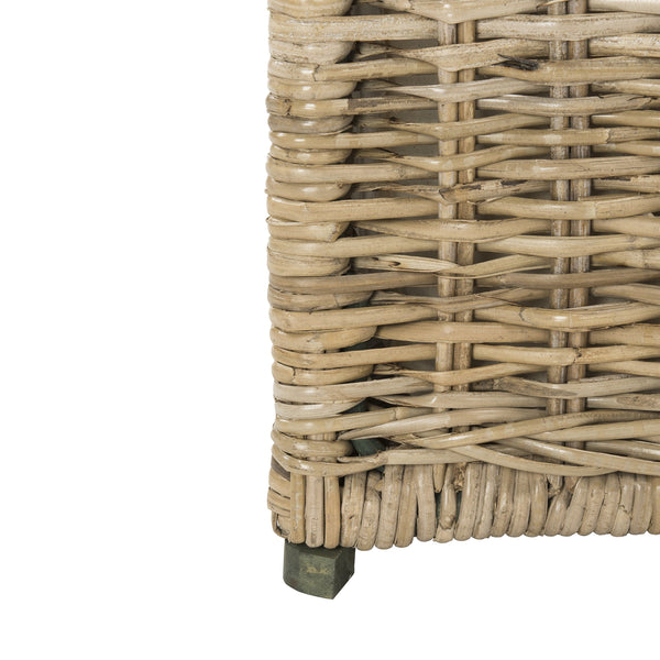 Wicker Storage Trunk with Removable Lid