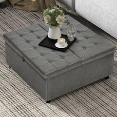 Large Square Storage Ottoman with Lift Top