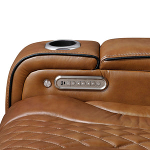 Power Reclining Sofa with Heat, Massage & Wireless Charging