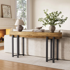 63-Inch Industrial Console Table
