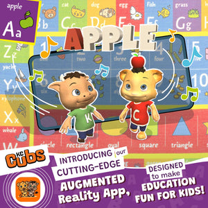 Kids Educational ABC Alphabet Numbers & Shapes Area Rug