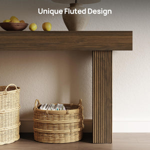 63-Inch Fluted Console Table