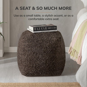 Square Pouf Ottoman Foot Rest