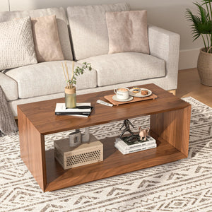 Mid-Century Modern Rectangle Coffee Table