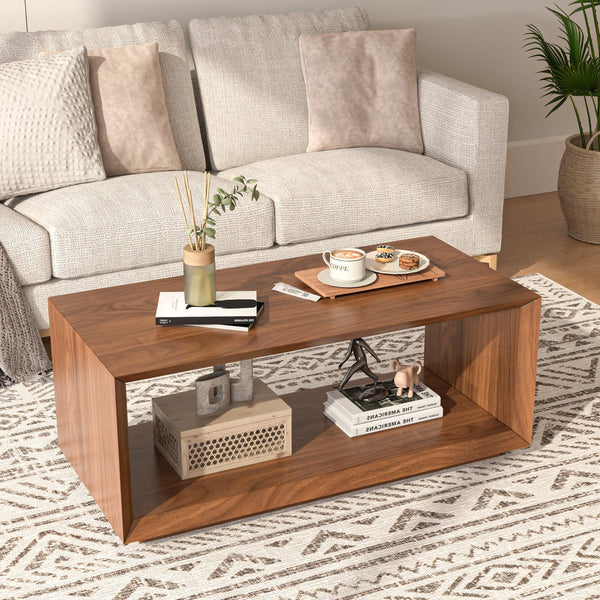 Mid-Century Modern Rectangle Coffee Table