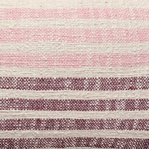 14x24 Lumbar Pillow Cover – Handwoven Cotton Accent Cushion