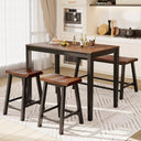 Counter Height Dining Table Set with Bench & Stools