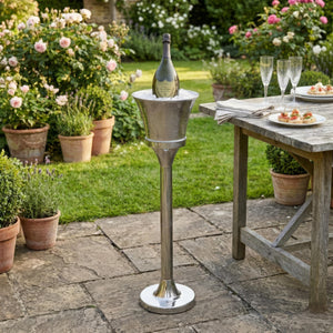 Stainless Steel Wine & Beverage Ice Bucket Stand