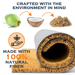 Plain Coir Blank Doormat Bulk Pack – 30x17 Inch